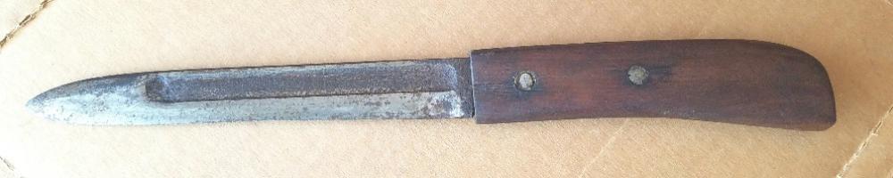 Knife Made from M1938 Folding Bayonet - ITALY - World Militaria Forum