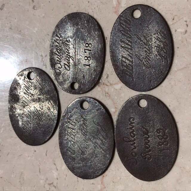 French Dogtags - FR MEDALS, BADGES & INSIGNIA - World Militaria Forum