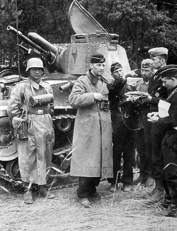 Panzer Troops Wearing The Field Grey Feldmutze 1940. - TR CLOTH ...