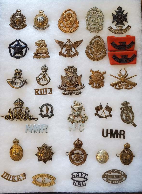 SA Cap Badges & Shoulder Titles - ALL AFRICAN NATIONS - World Militaria ...