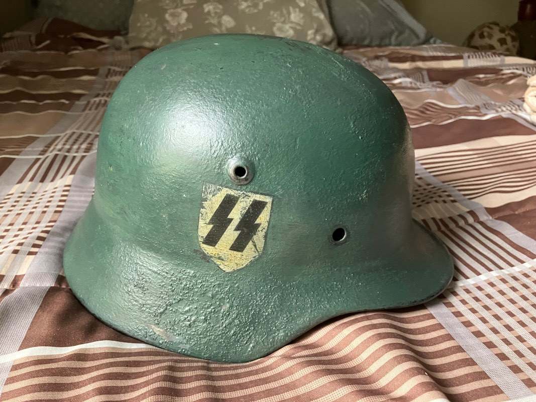 Picked up this helmet at antique store - TR HELMETS - World Militaria Forum